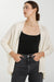 Kamie Dolman Sleeve Open Front Cardigan Ivory