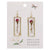 Pink Dried Flower Earrings