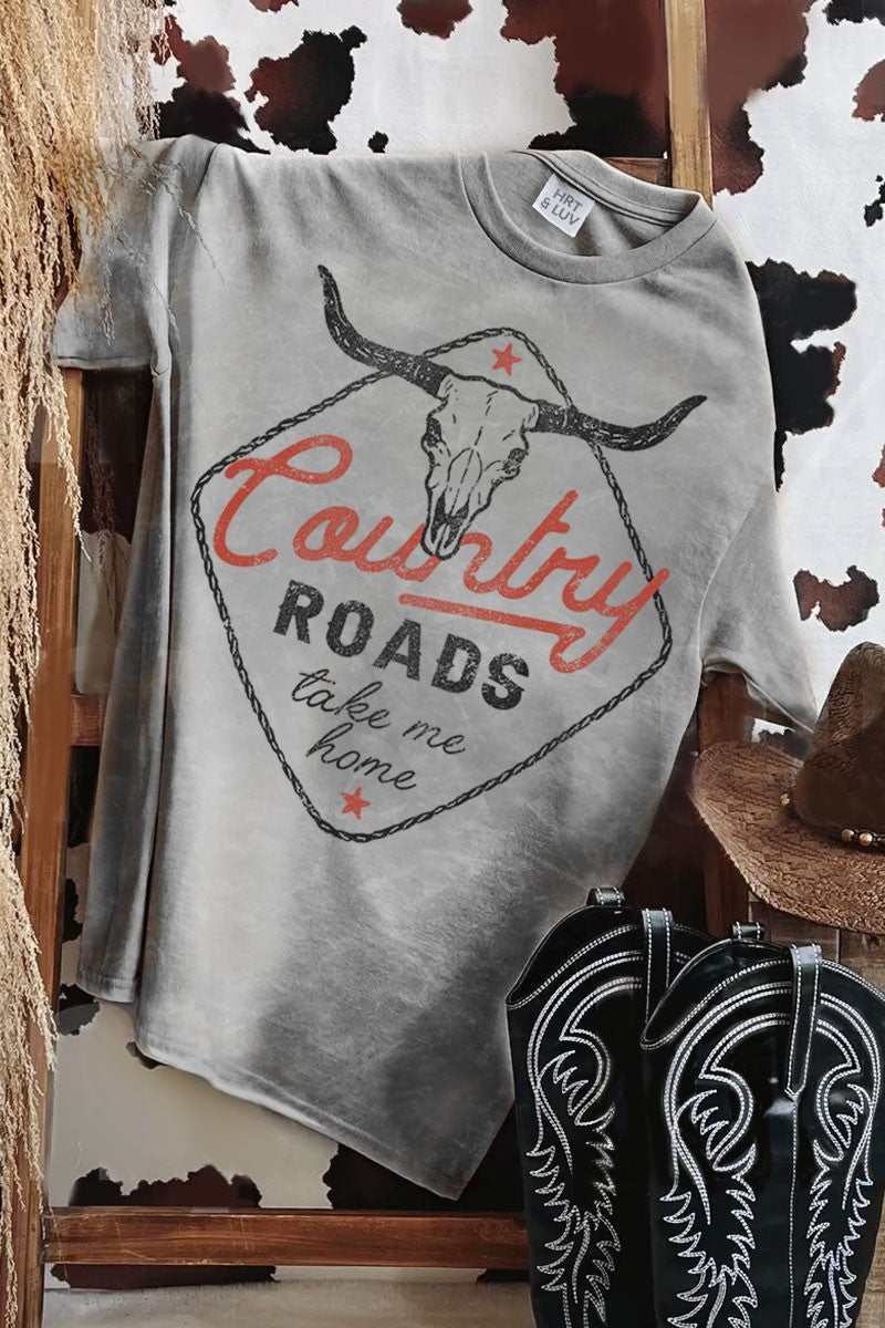 Country Roads Take Me Home Grey