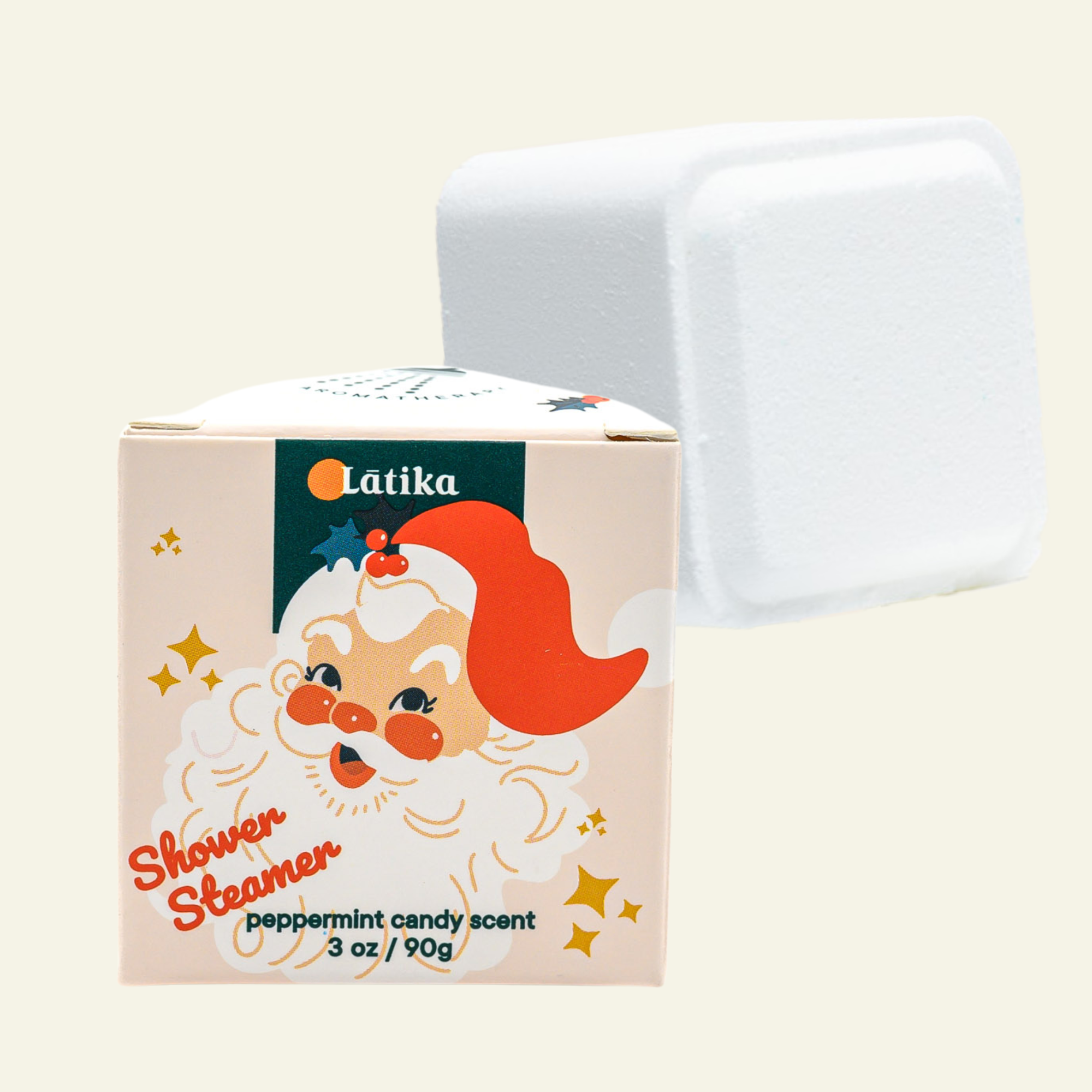 Shower Steamer Cube Santa