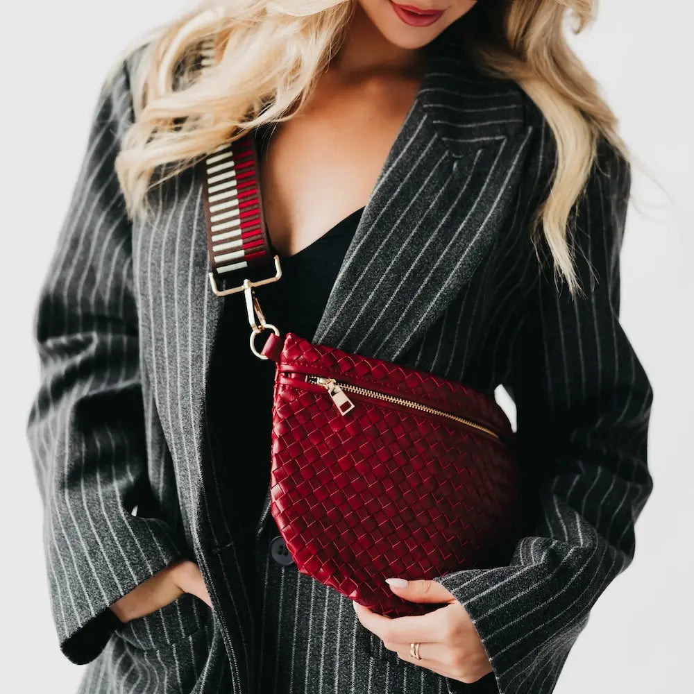 Westlyn Woven Bum Bag Sangria Red