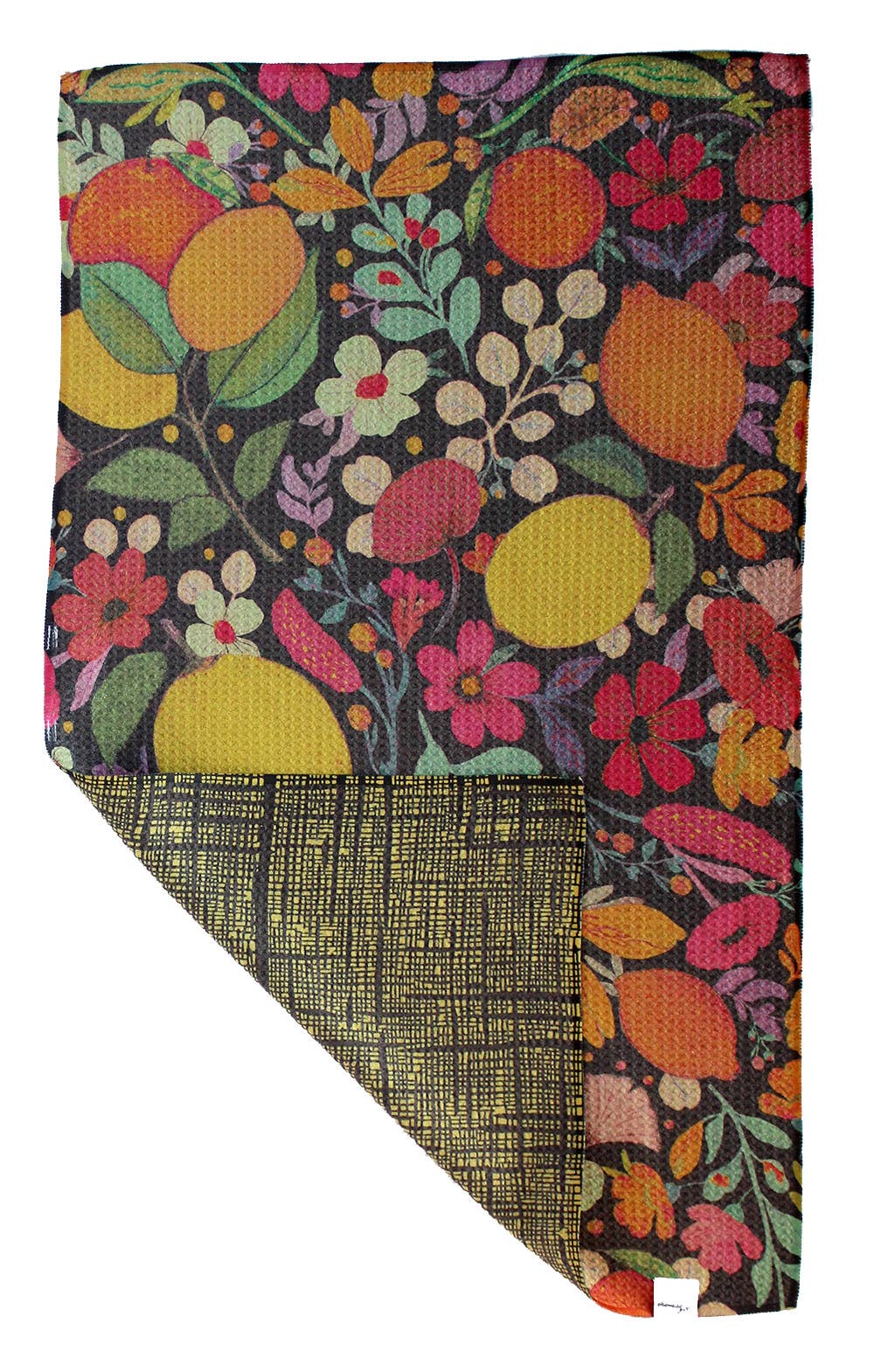 Floral & Citrus Tea Towel