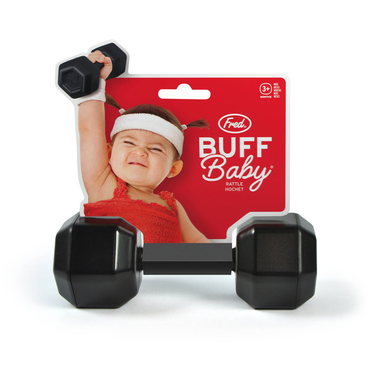 Buff Baby Dumbbell Rattle