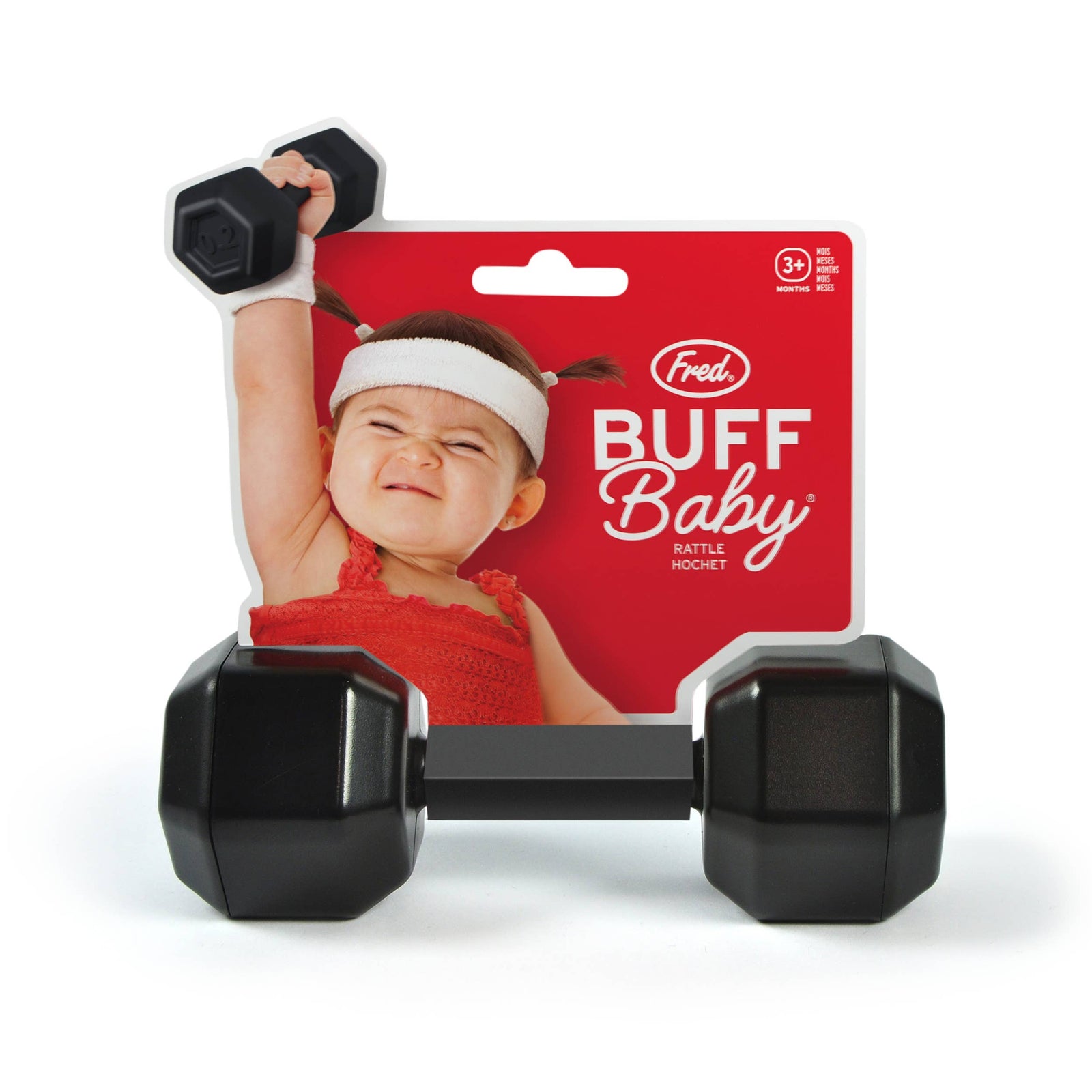 Buff Baby Dumbbell Rattle