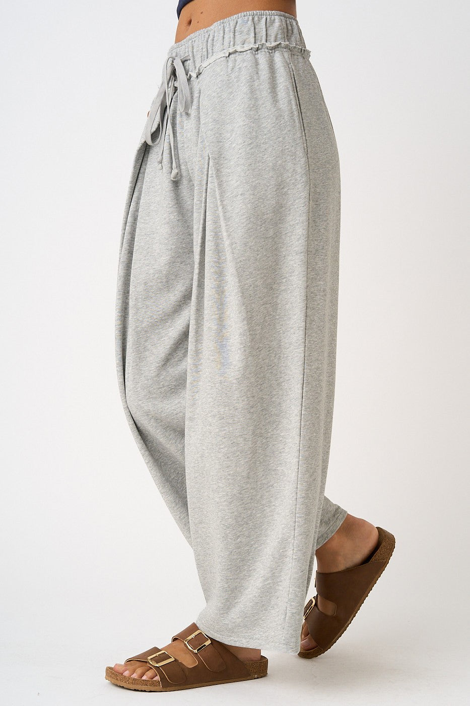 Effie Wide Leg Pleated Front Lounge Pants