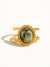 Mica 18K Gold Ring Green