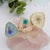 Soft Pastel Dried Flower Barrette