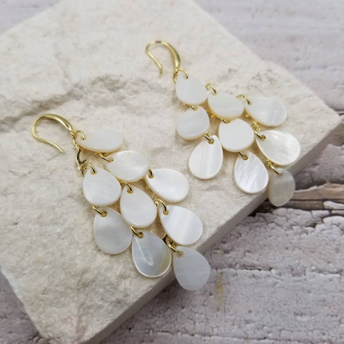 Drop Shell Earrings