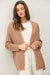 Kaia Open Front Cardigan Latte