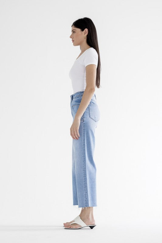 Reese Super High Rise Wide Leg Jeans