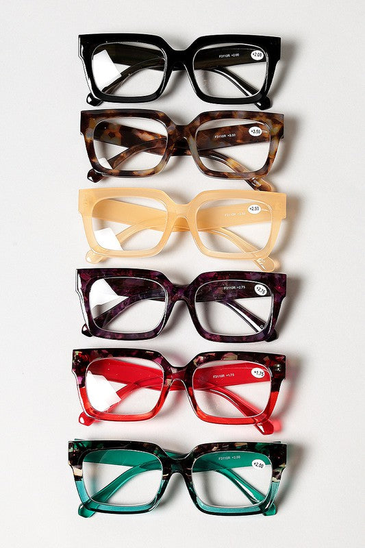 Women's Square Reading Glasses