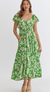 Michelle Floral Dress, Green