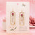 Pink Dried Flower Earrings
