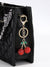 Rhinestone Cherry Bag Charm