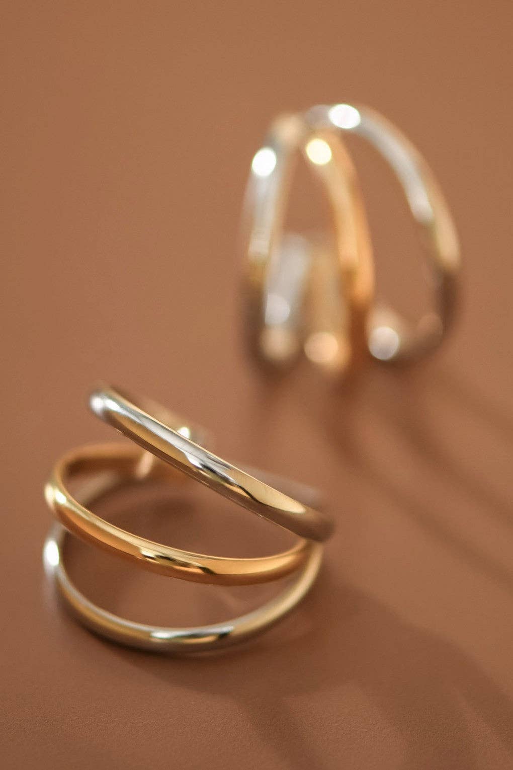 Mixed Up Hoop Earrings