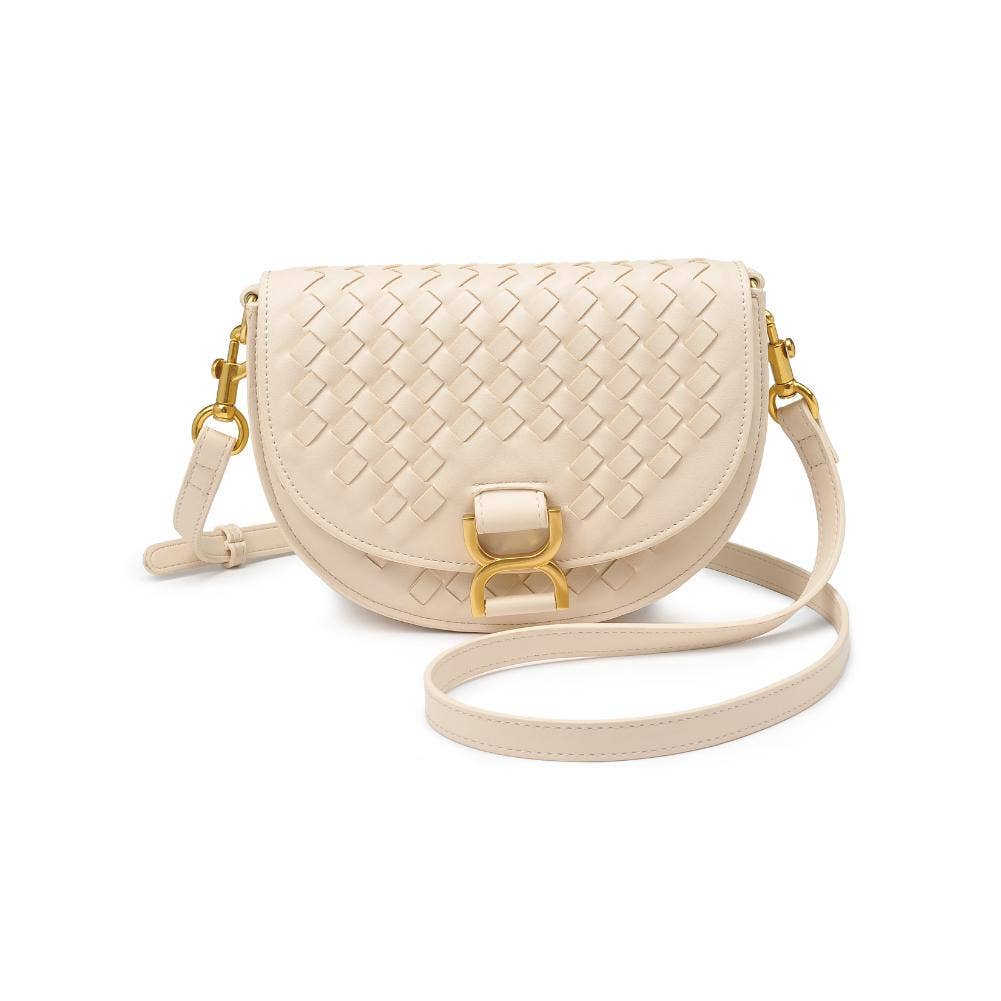 Alise Woven Crossbody Oatmilk