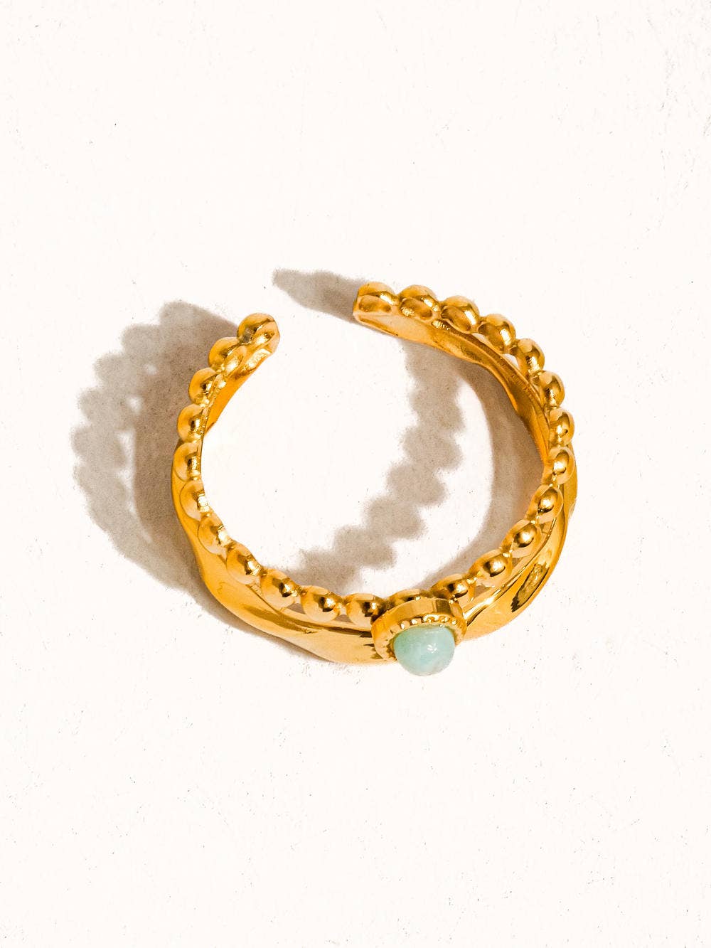 Lindy 18K Gold Ring Turquoise