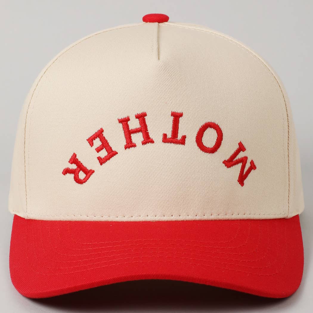 MOTHER Upside Down Hat Red