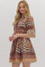Hazel Botanical Mini Dress