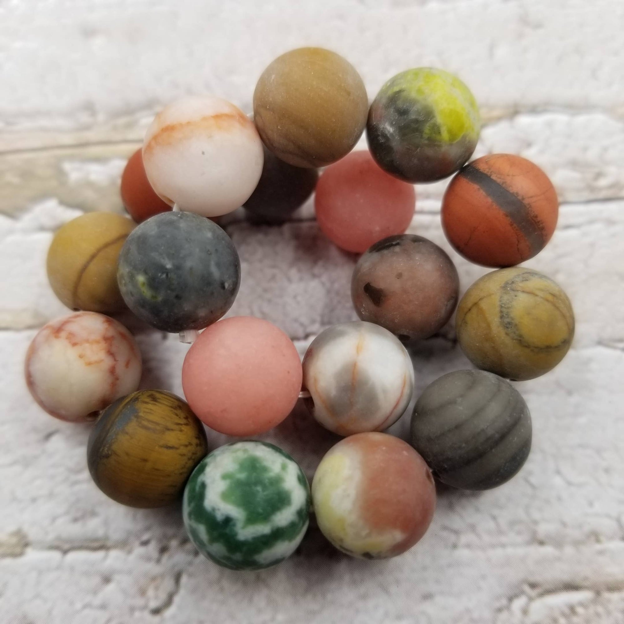 Frosted Stone Bracelet