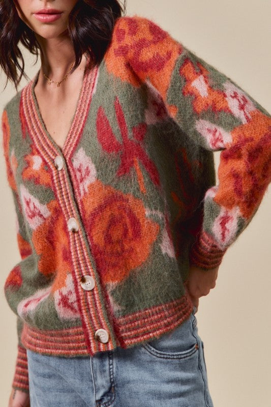 Olivia Floral Cardigan