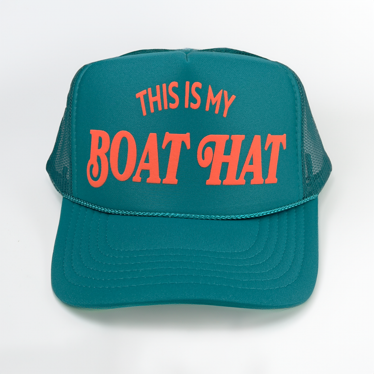 My Boat Hat Trucker Hat Jade