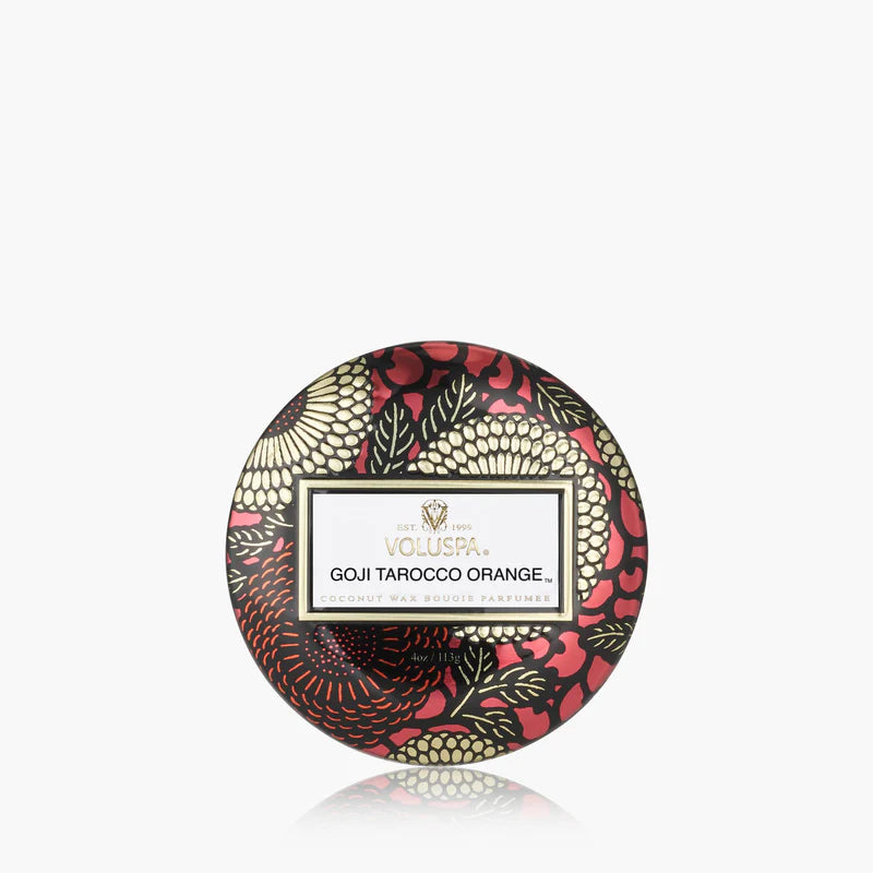 Goji &amp; Tarocco Mini Tin Candle