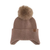 Earflap C.C.  Faux Fur Pom Beanie