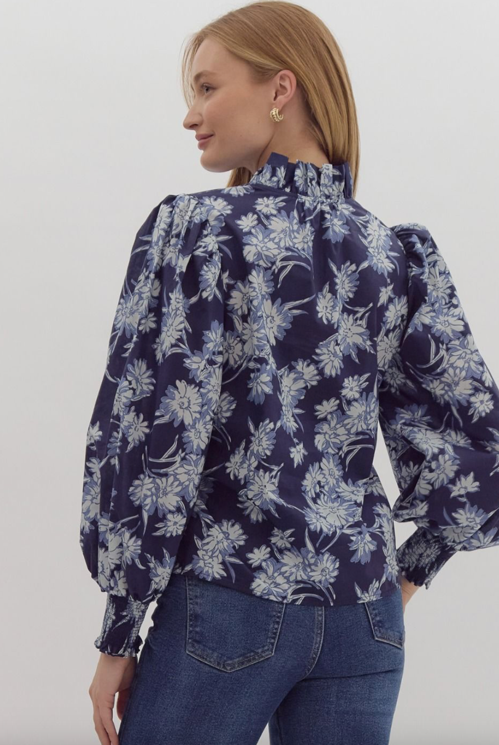 Bridget Floral Poplin Blouse