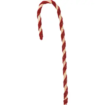 Fabric Candy Cane Ornament