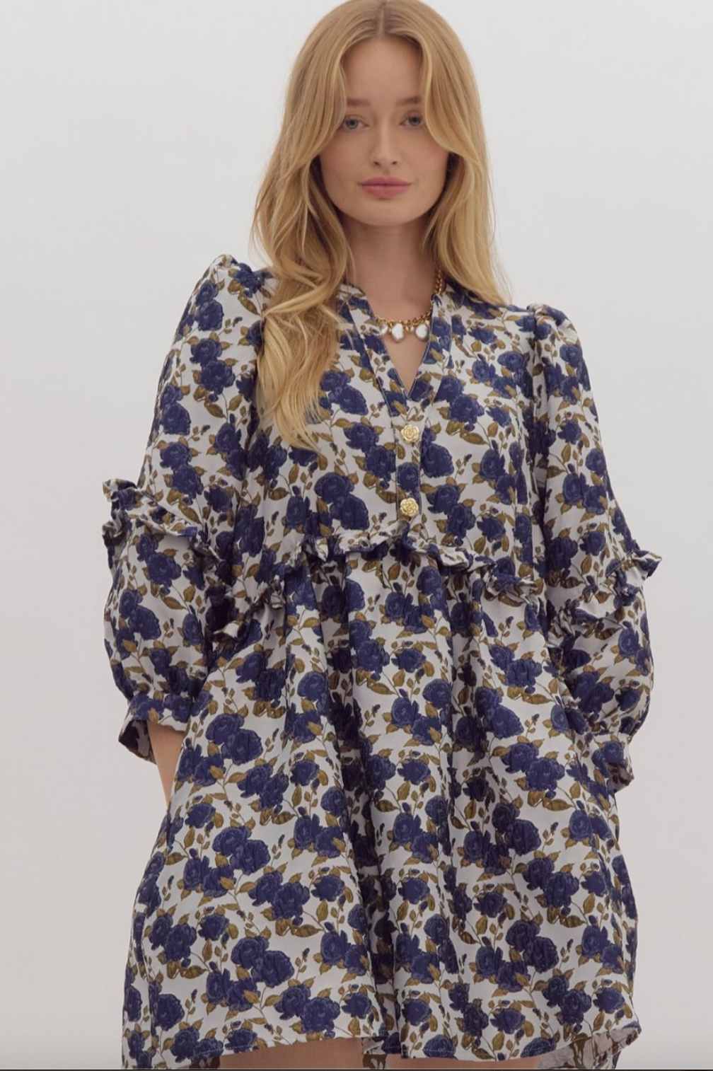 Leanne Floral Mini Dress