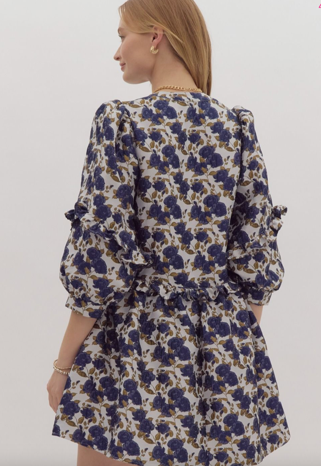 Leanne Floral Mini Dress