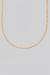 Metallic Textured Rope Chain Necklace, Gold