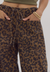 Luca Leopard Print Barrel Pants