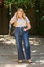 Monroe Tummy Control High Rise Wide Leg Plus Jeans