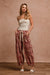 GiGi Plaid Linen Balloon Pants