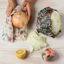 Floral Beeswax Wrap Set/3