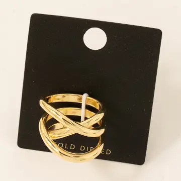 Gold Dipped Coiled Band Ring