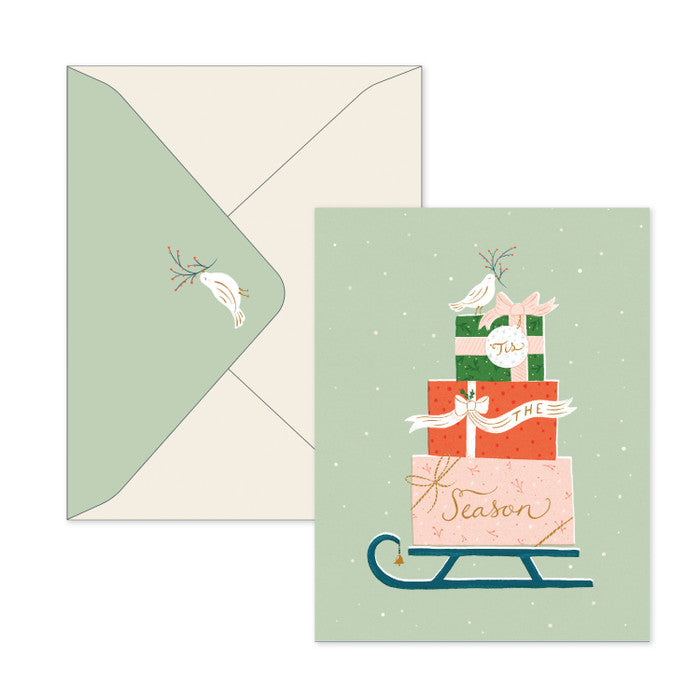 Making Someone's Day - Gifting Sleigh (10 Holiday Cards)