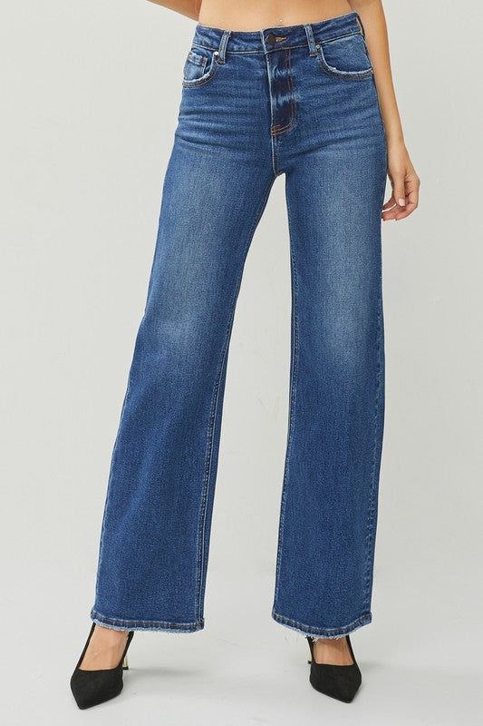 Sarah High Rise Straight Jeans