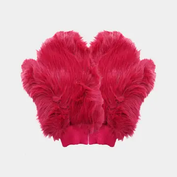 Faux Fur Mitten Gloves