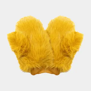 Faux Fur Mitten Gloves