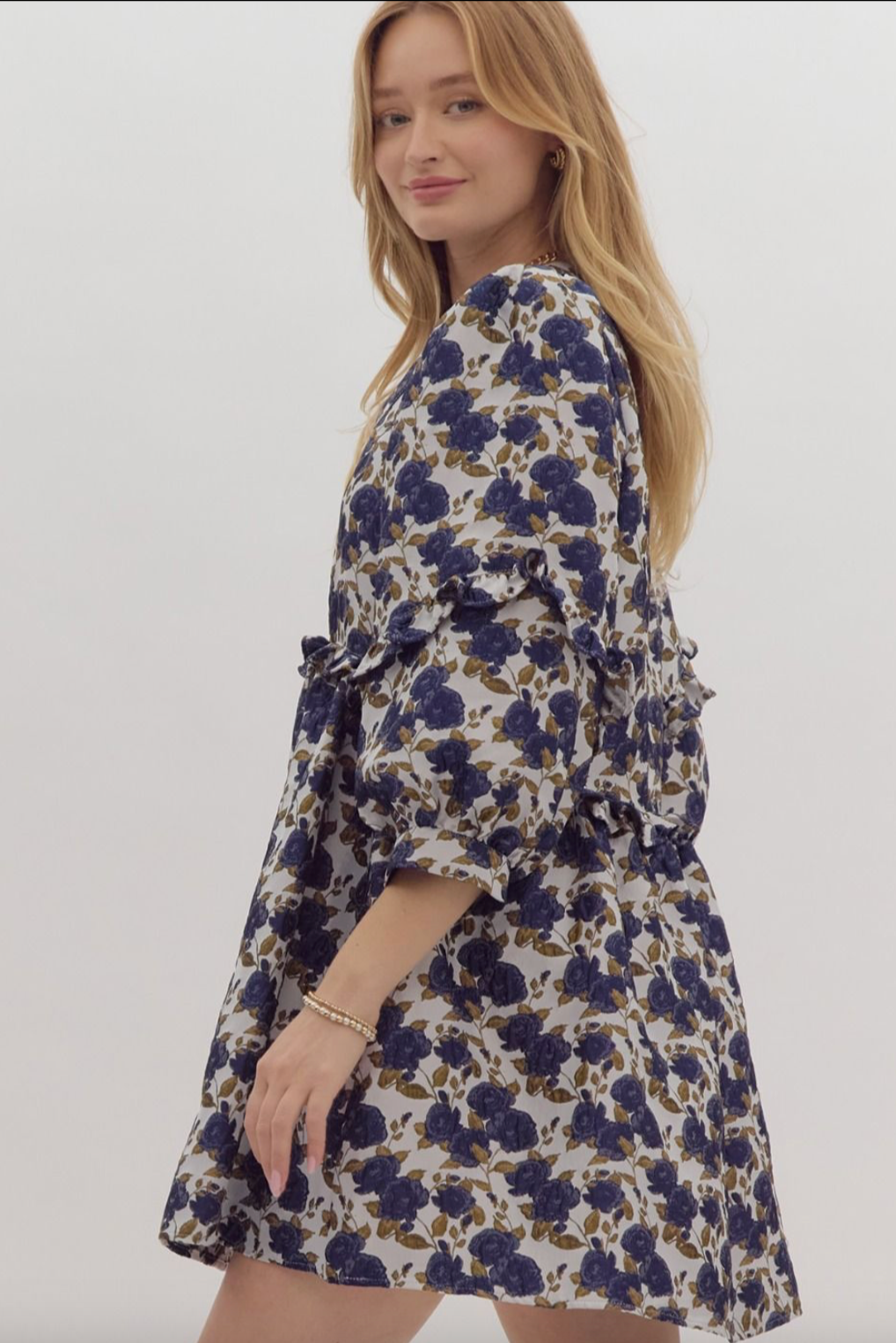 Leanne Floral Mini Dress