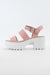 Adalyn Wide Strap Platform Heel, Pink