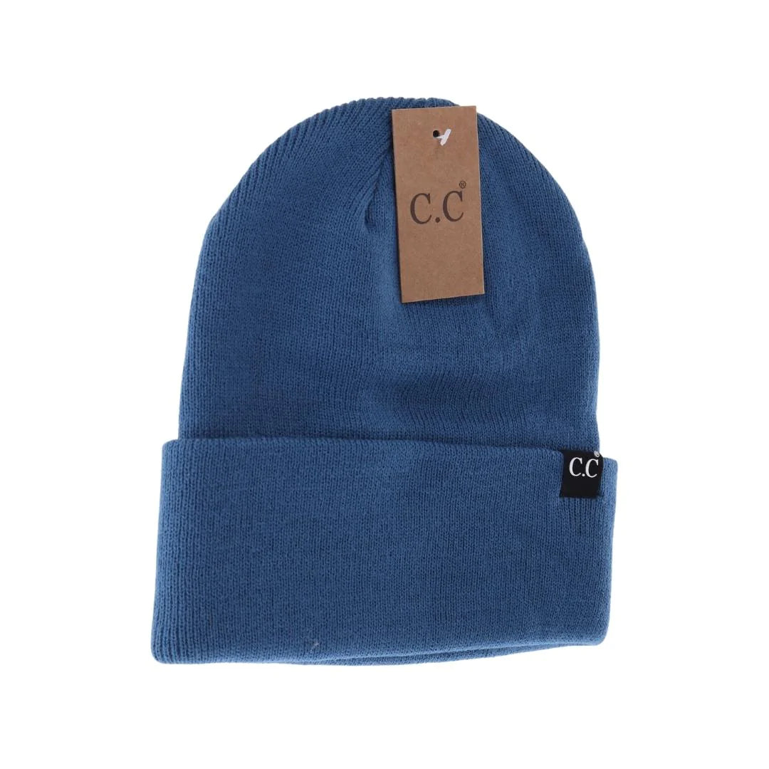 Unisex Wide Cuff C.C. Beanie
