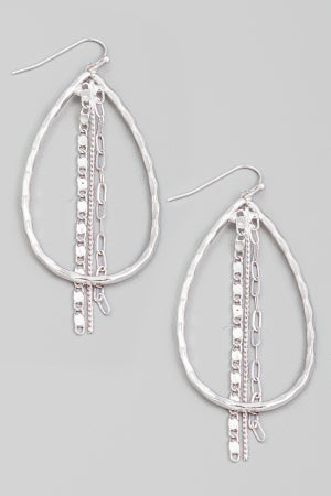 Teardrop Chain Dangle ER
