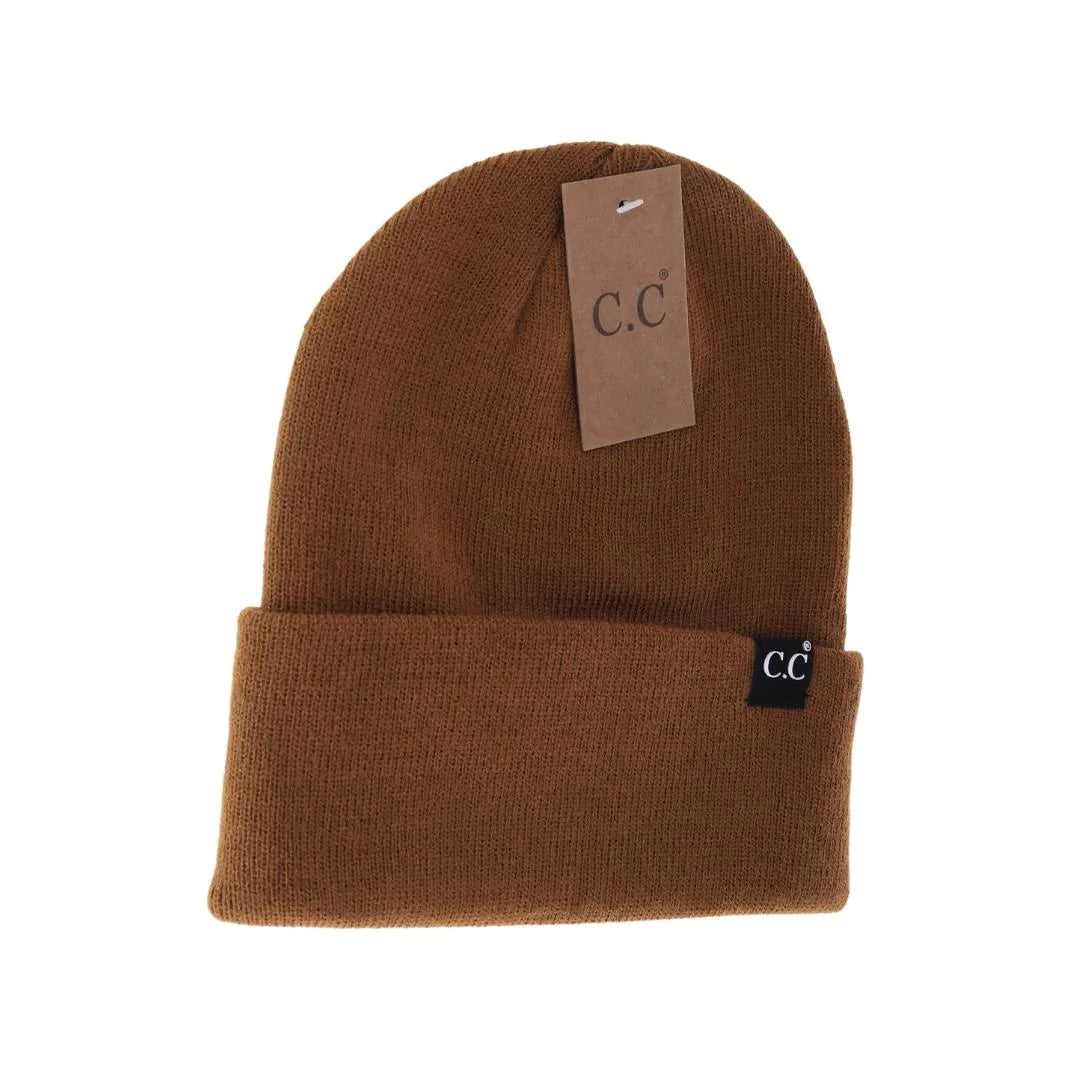 Unisex Wide Cuff C.C. Beanie
