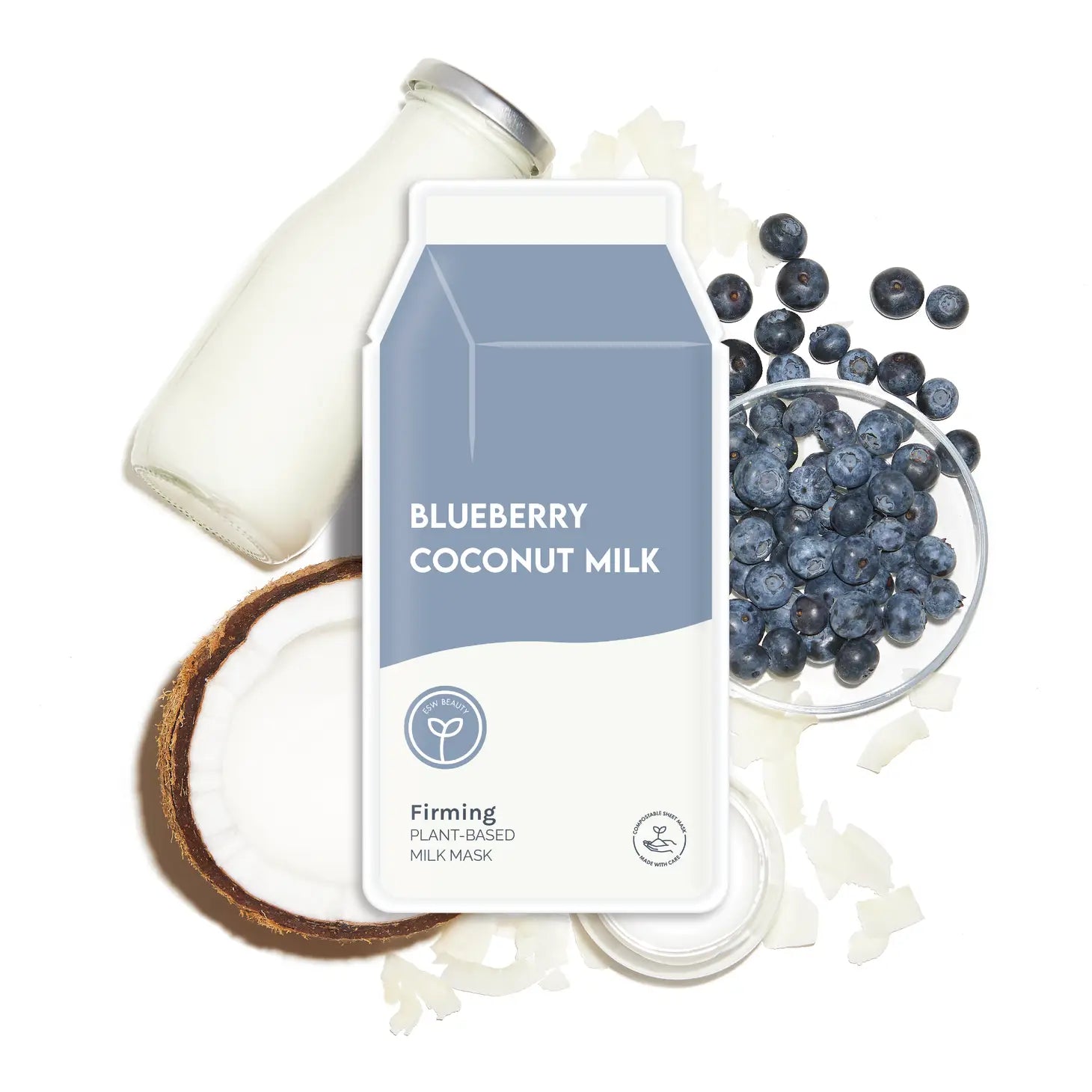 Blueberry Coconut Milk Firming Sheet Mask