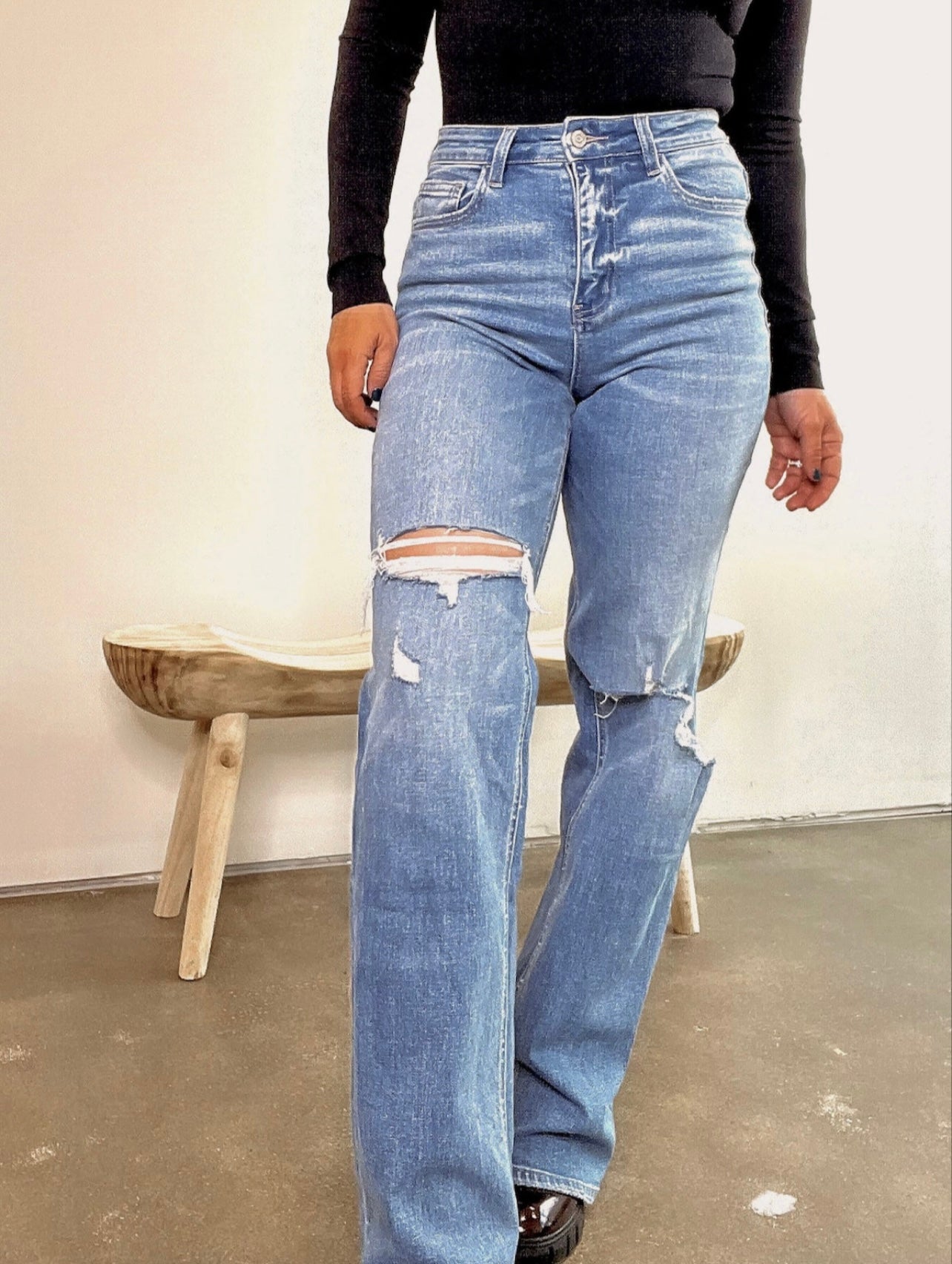 Blaire 90's Vintage Stretch Flare Jeans