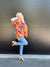 Flower Power Blouse , Camel